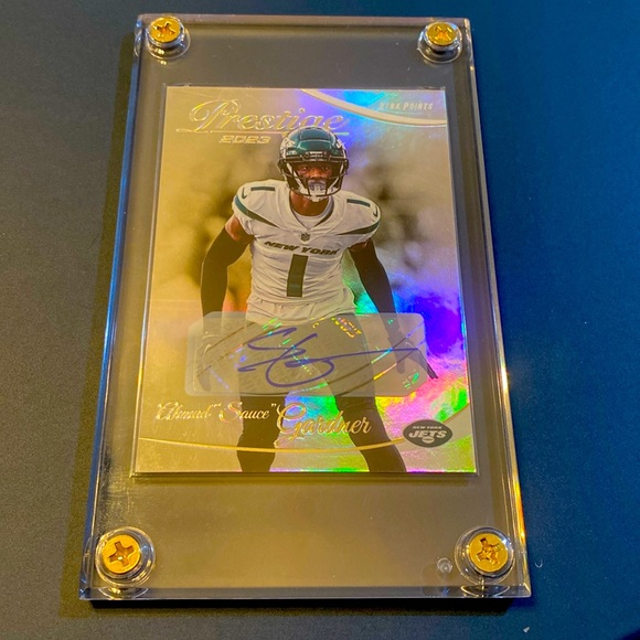 2023 Ahmad “Sauce” Gardner Signed Prestige Panini New York Jets - Picture 1 of 2